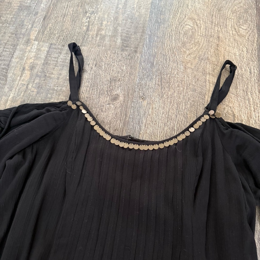 Torrid Black Cold-Shoulder Mini Dress - Picture 3 of 4